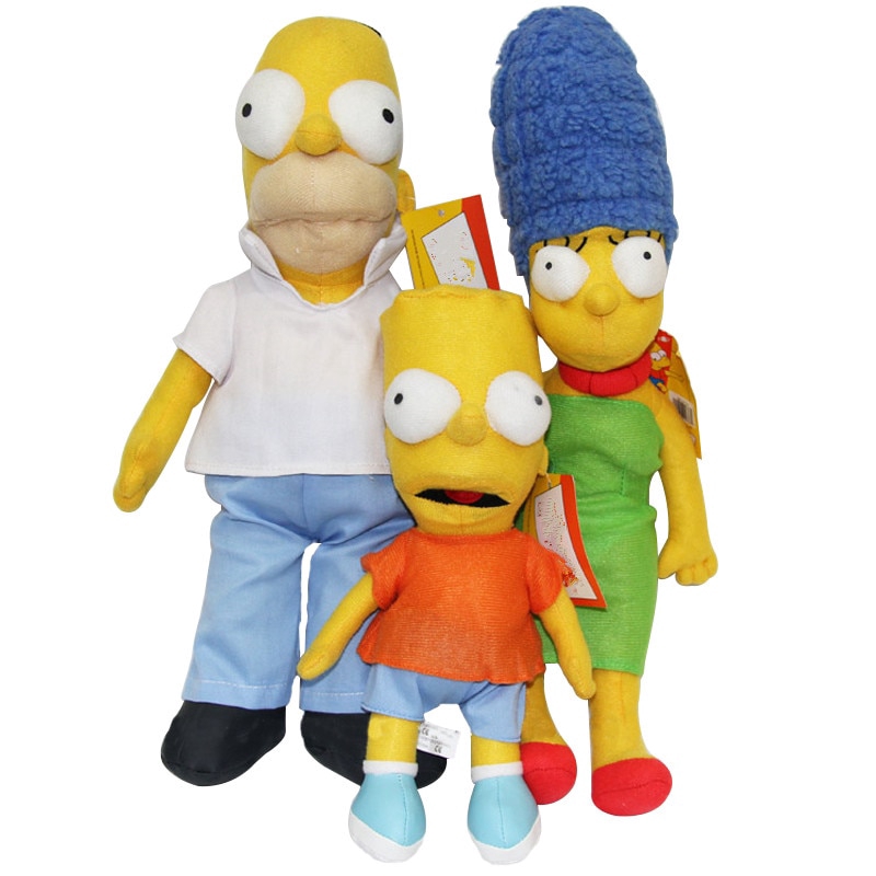 simpsons plush dolls