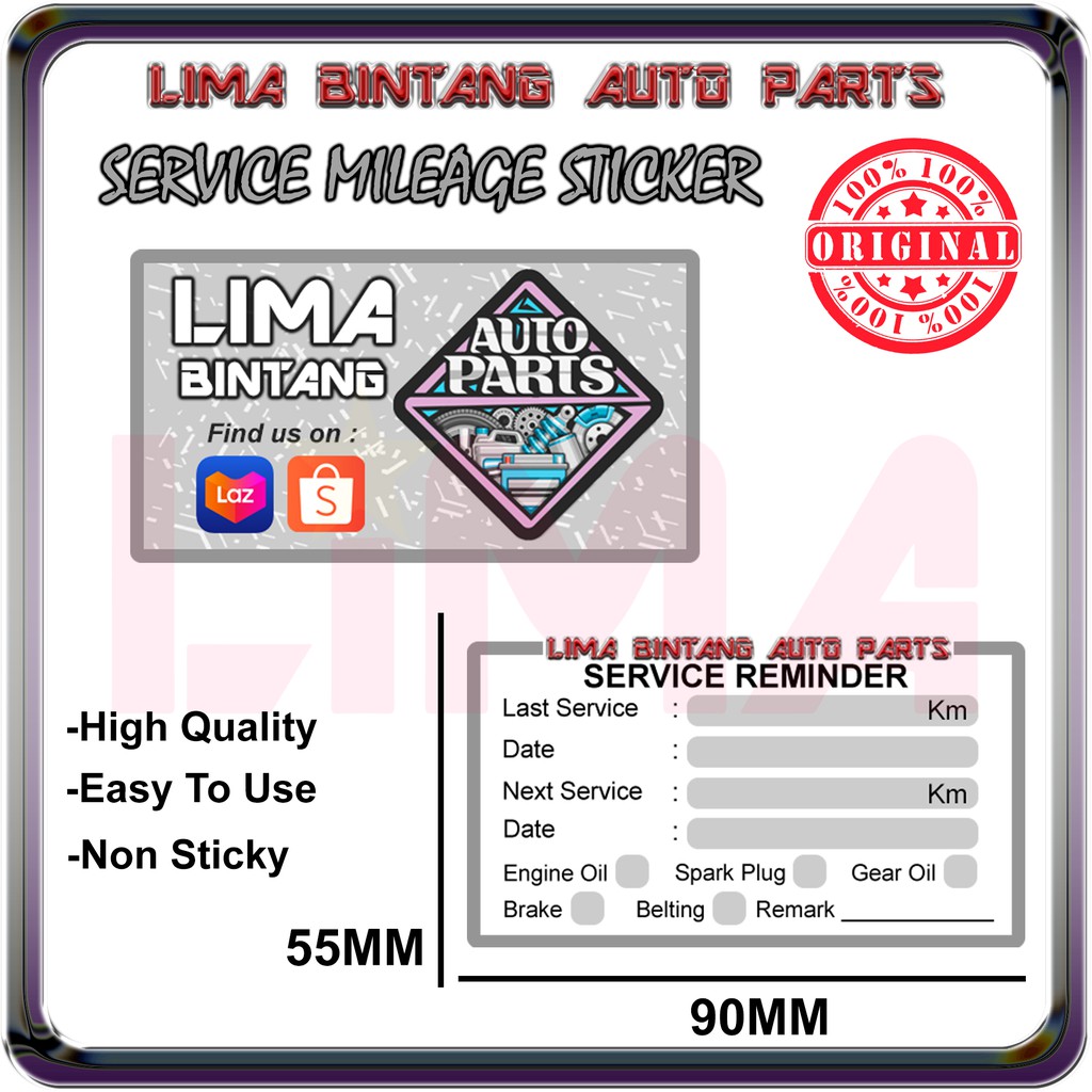 LIMA BINTANG AUTO PARTS, Online Shop Shopee Malaysia