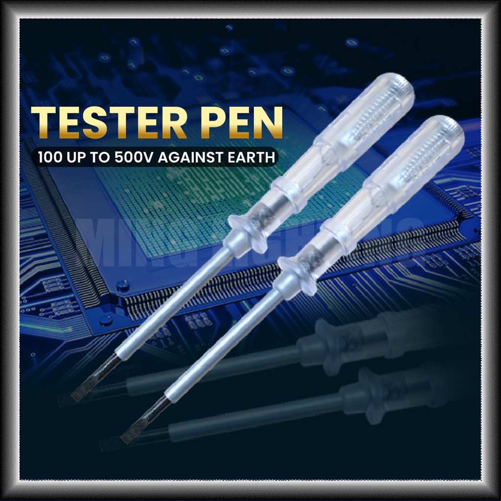 Flat Head Electrical Test Pen Electrician AC Voltage Detector Pens