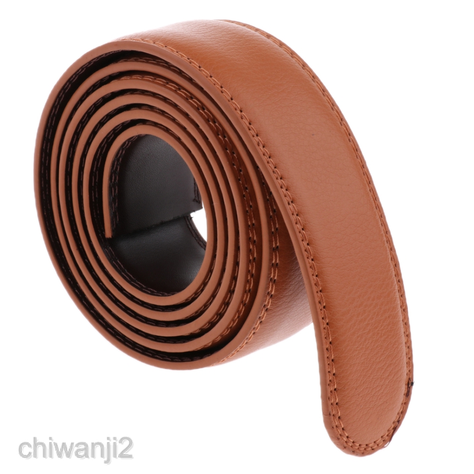 leather belt replacement without buckle