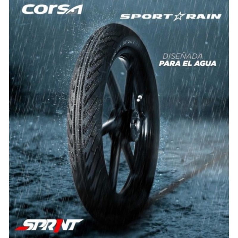 TAYAR CORSA SPORT RAIN PLATINUM R26 70/9017 80/9017 TIRE TYRE TL