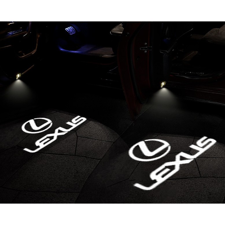 Car door logo Ghost Shadow LED Welcome Laser Projector Light For LEXUS ...