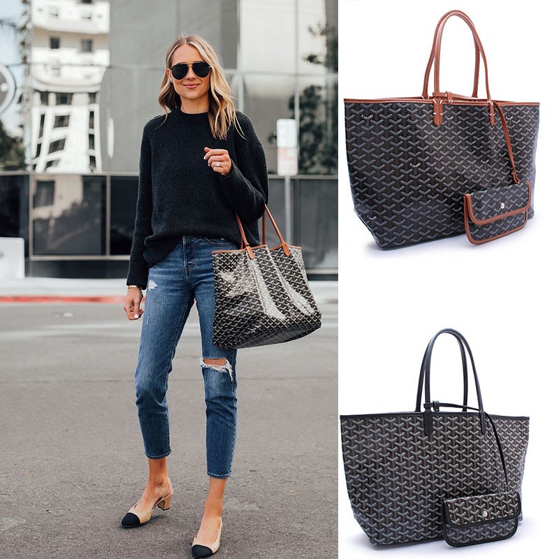 goyard tote bag size cm