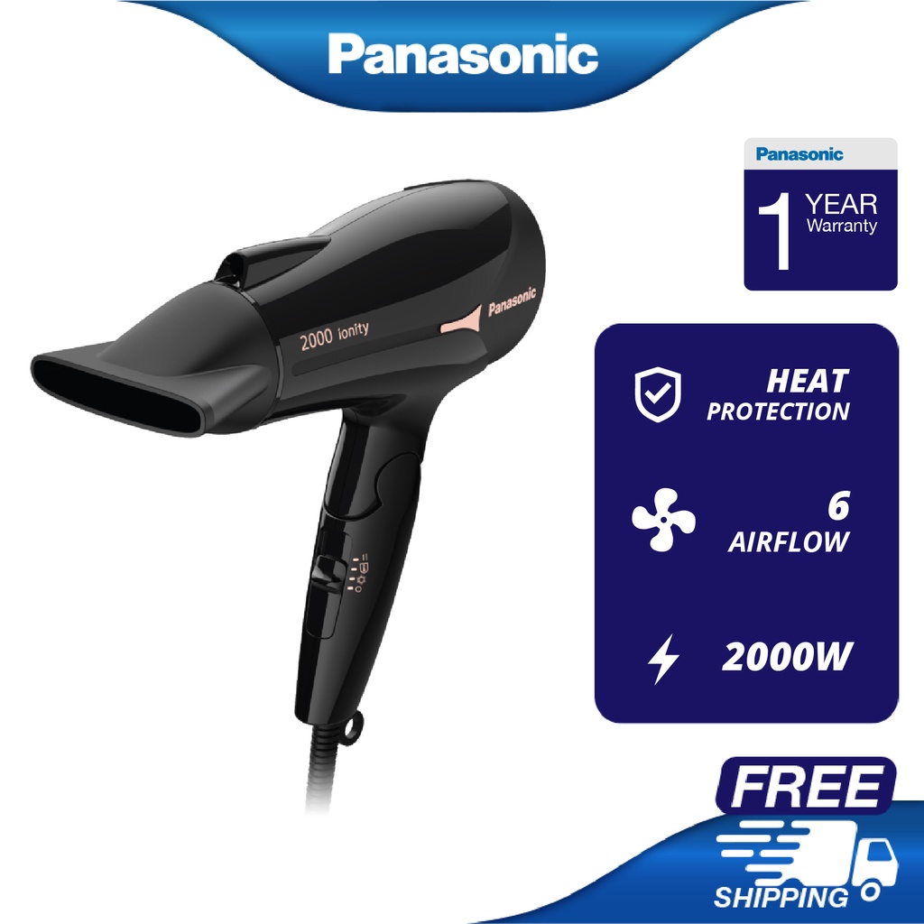 PANASONIC EHNE66 HAIR DRYER HEAT PROTECTION ION CONDITIONING (2000W