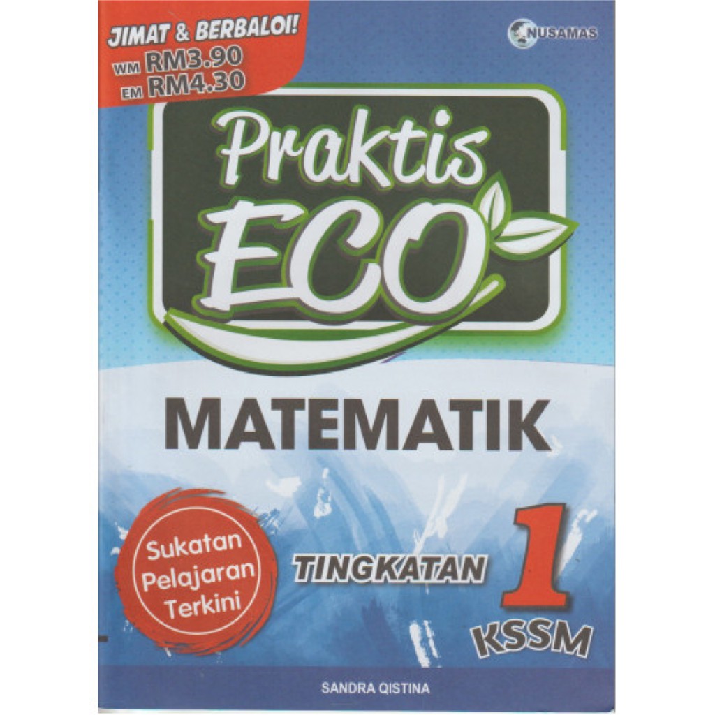 Nusamas Buku Latihan Praktis Eco Tingkatan 1 2021 Sukatan Pelajaran Terkini Shopee Malaysia