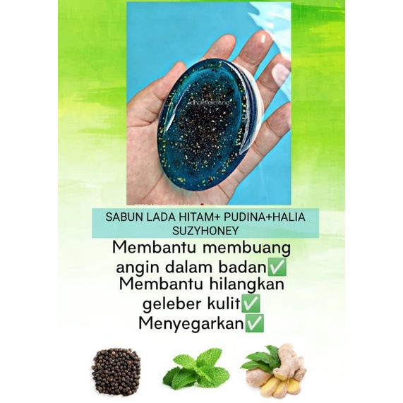 Sabun Ginger Peppermint Cinnamon Limau Purut Bidara by Suzyhoneyherbs Sabun Limited Edition