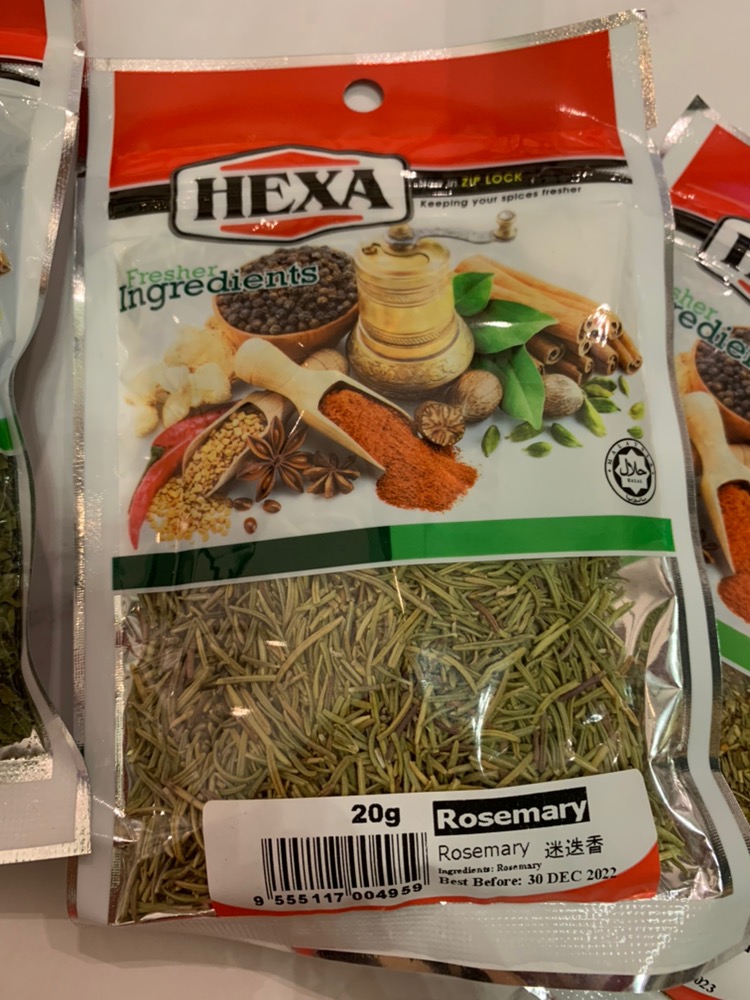 HEXA HALAL Rosemary leaves 20gm | Shopee Malaysia