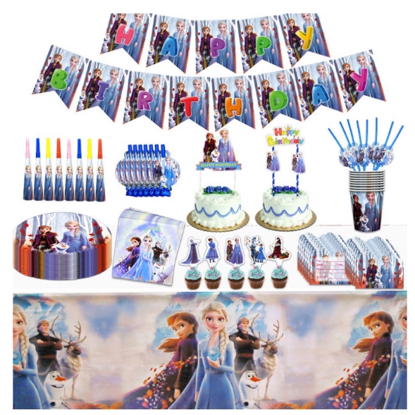 Frozen 2 Birthday Party Supplies And Decoration Pack Set Plates