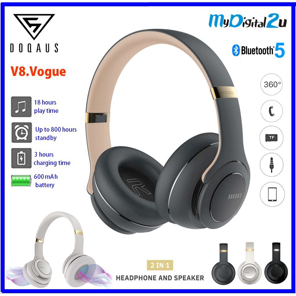 doqaus bluetooth headphones
