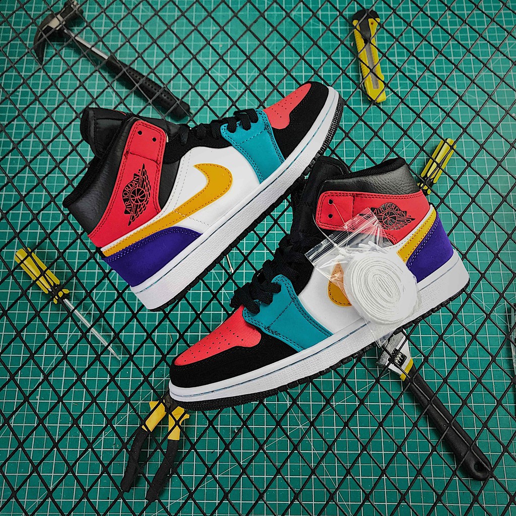 rainbow nike jordans