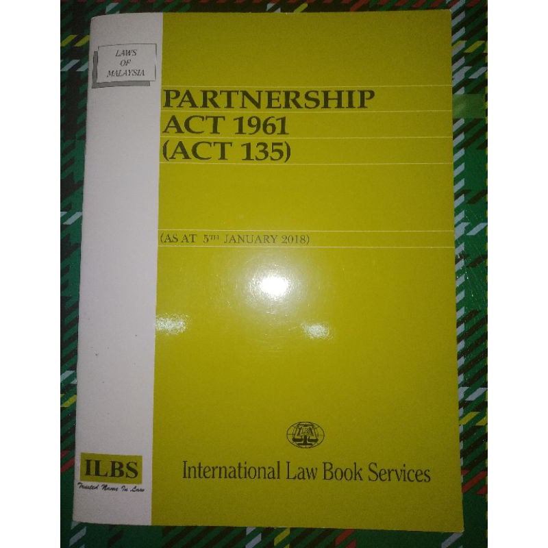 Partnership Act 1961 (ACT 135)  Shopee Malaysia