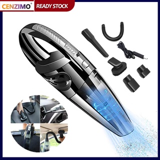 🔥[READY STOCK]Rechargeable Wireless Portable Handheld Car Vacuum Cleaner Household Vacuum Cleaner 120W Dry Wet Vacuum