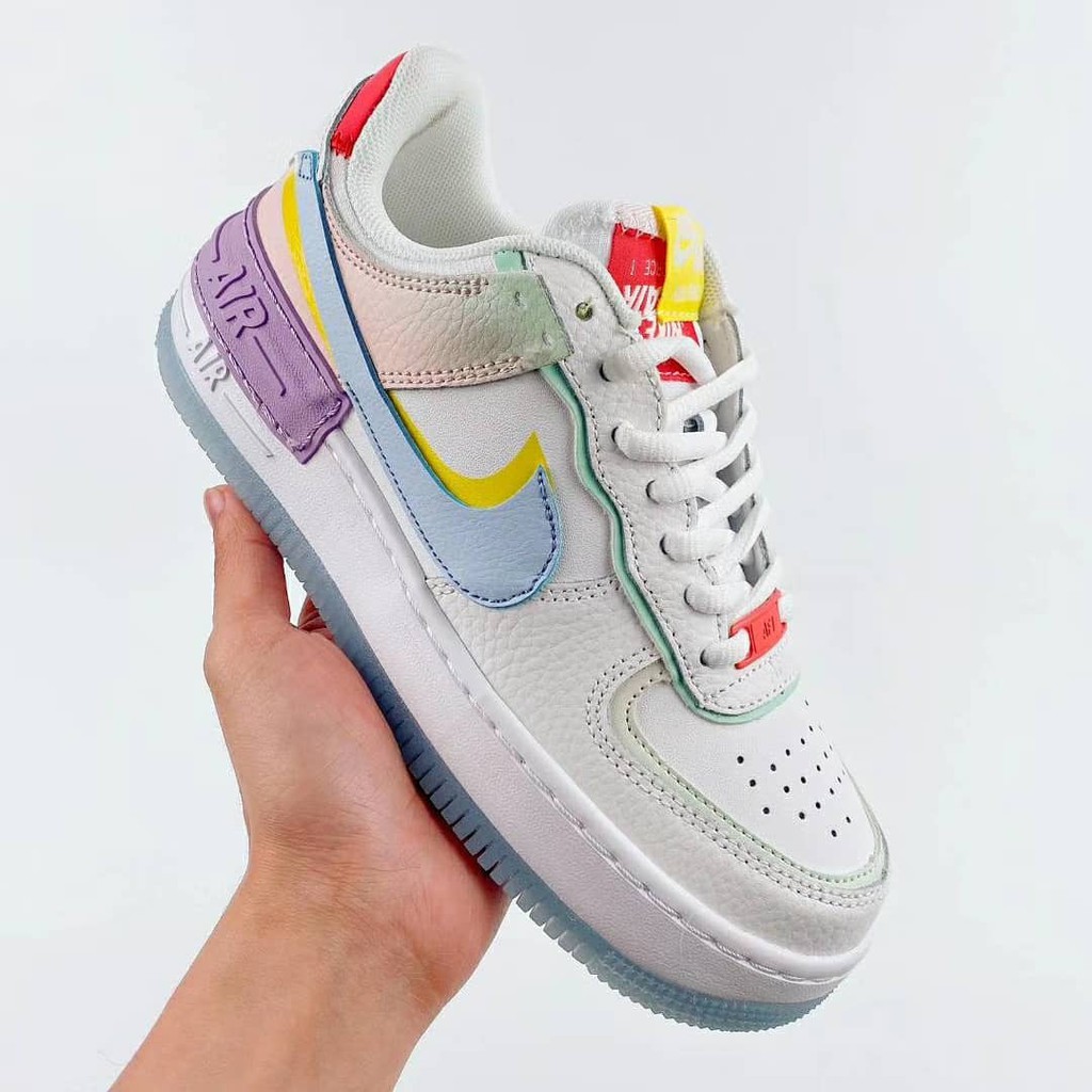 Isneakers Nike Af1 Shado Blue Pink 