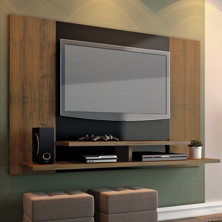 Tv Cabinet 6 Ft Wall Mounted With Two Tone Panel Ee Malaysia - Wall Mounted Tv Rack Malaysia