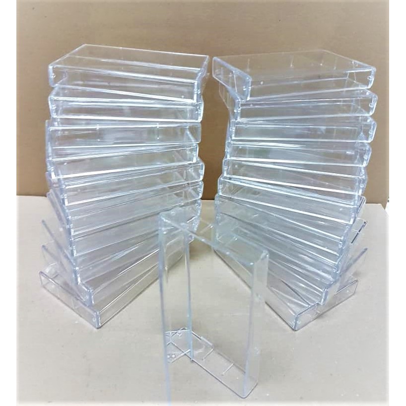 Cassette Single Audio Jewel Case Casing Transparent ( 20 pcs