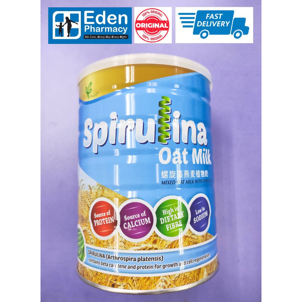 Fitwell Spirulina Oat Milk mixed oat milk with spirulina ( 850g