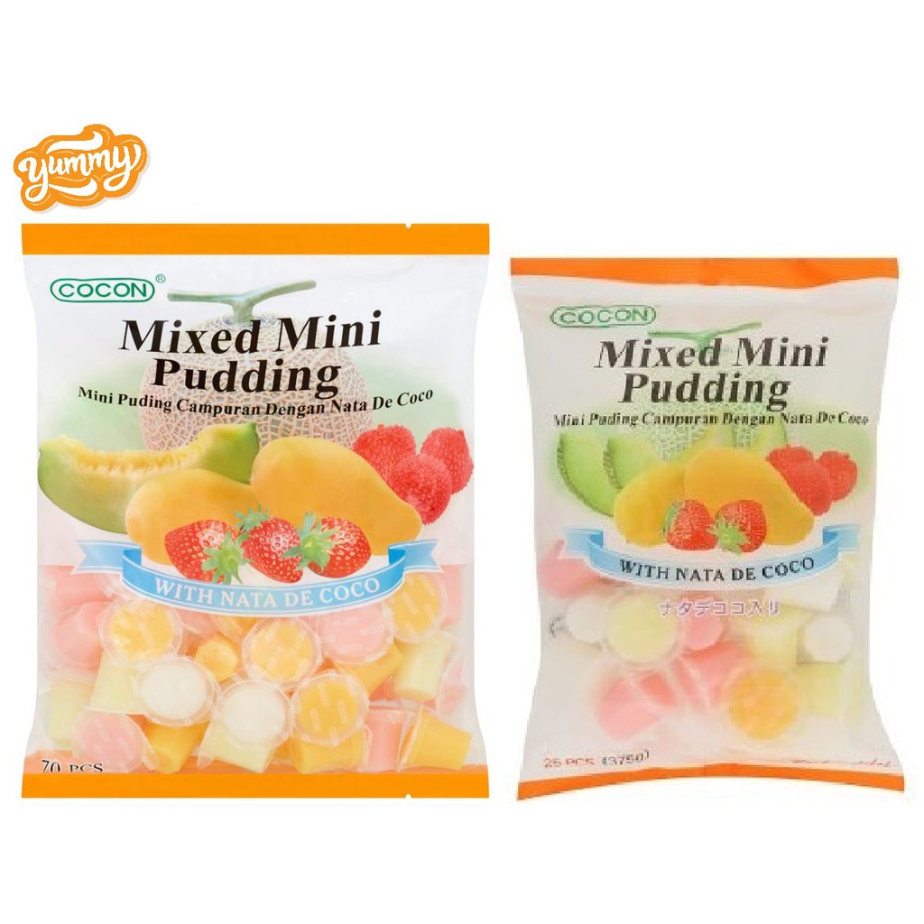 Cocon Mixed Mini Pudding with Nata De Coco | Shopee Malaysia