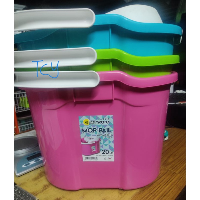 Elianware E218 Mop Pail With Wheels / Mopping Pail With Wheels / Mop