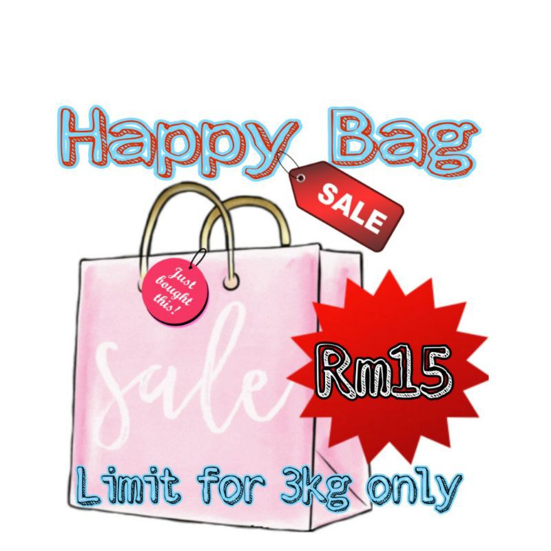 Happy Bag Rm15 Only Live Streaming Only Shopee Malaysia