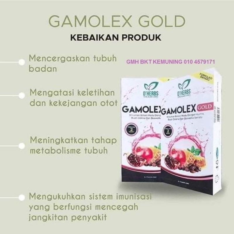 Buy Ready Stok Gamolex Gold Dherbs Seetracker Malaysia