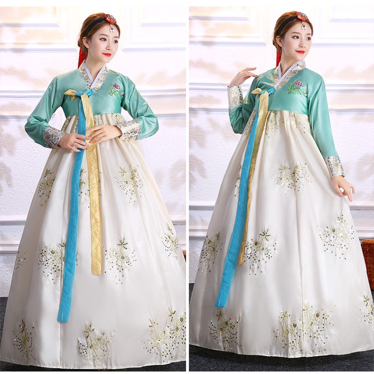 Lady Hanbok  Dress Korean Traditional Hanbok  Korean 