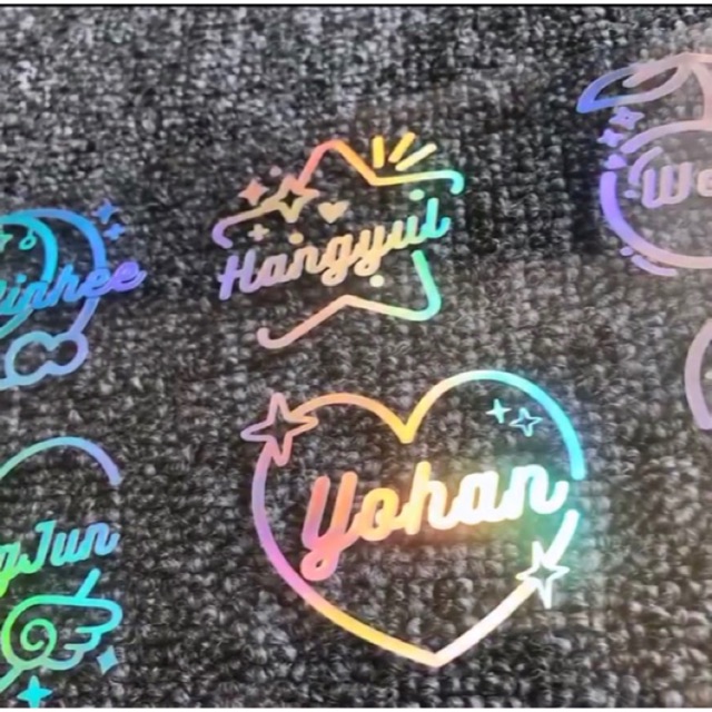 X1 Produce X 101 Laser Hologram Sticker Producex101 Pre Order Shopee Malaysia