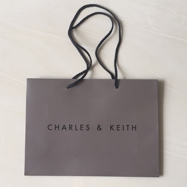 paper bag charles and keith