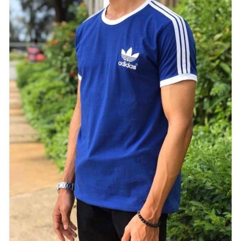 T-SHIRT ADIDAS DEWASA LINE TIGA READY STOCKS S-XXL