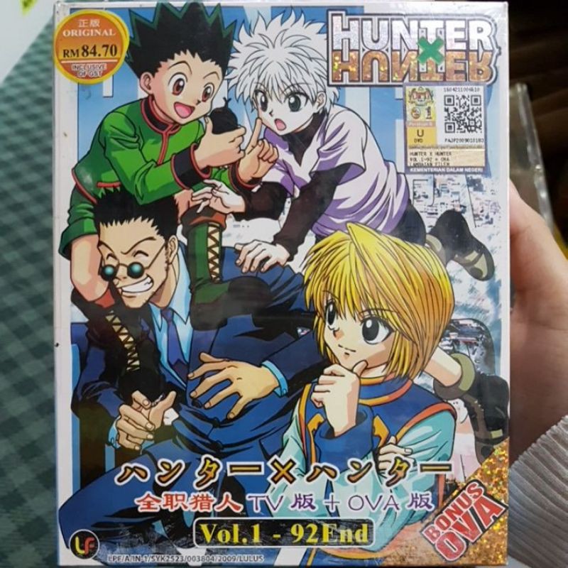 Hunter X Hunter Vol 1 92 Ova Dvd Shopee Malaysia