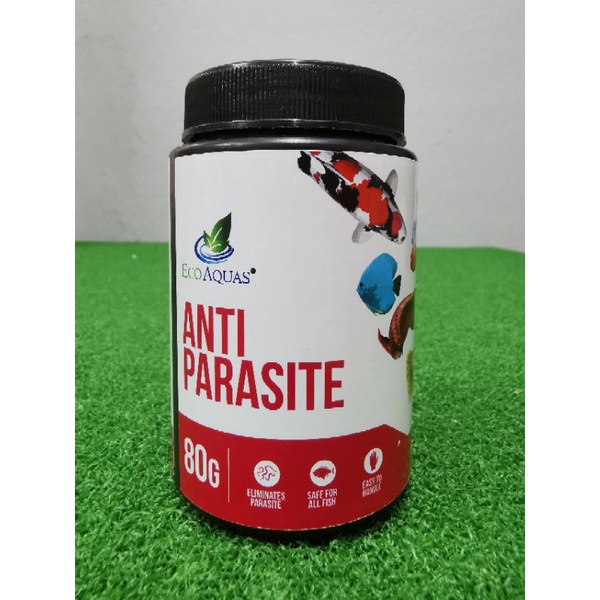 Eco Aquas Anti Parasite 80g. Anti Gill Flukes, Body Fluke, Fungus
