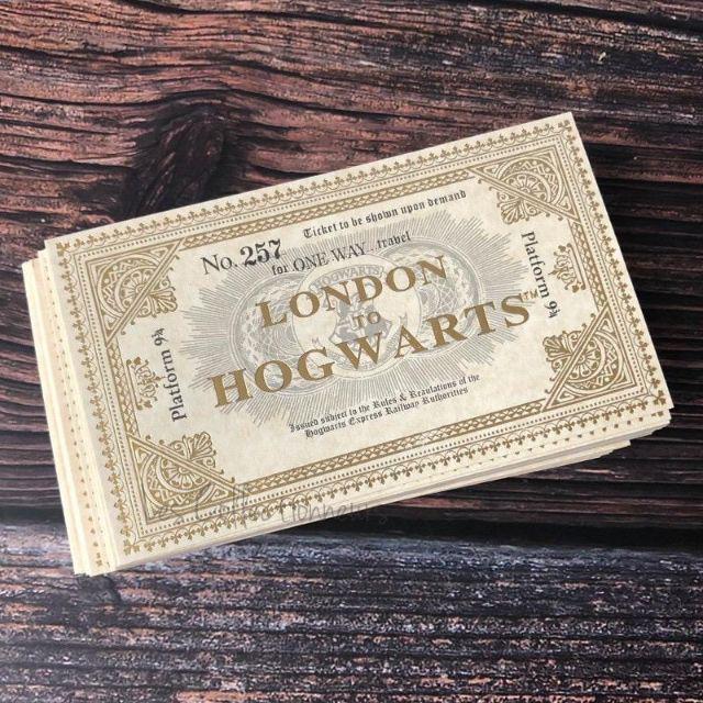 Wizarding World Harry Potter Hogwarts London Express Train Ticket Gringott Key 