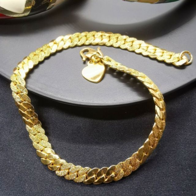  Gelang  snake skin dewasa emas  916  tulen Shopee Malaysia