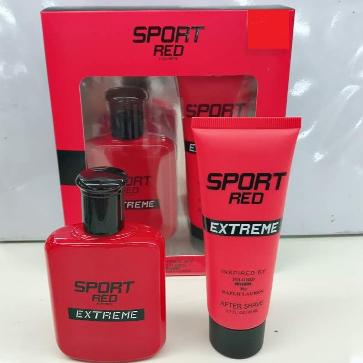 2 X 80 ML SPORT RED EXTREME PERFUME AND 