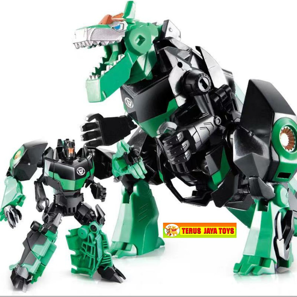 green transformer toy