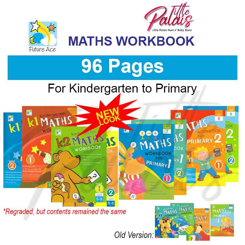 Maths Workbook Preschool to Primary 96 Pages Math Book Early Learning ...