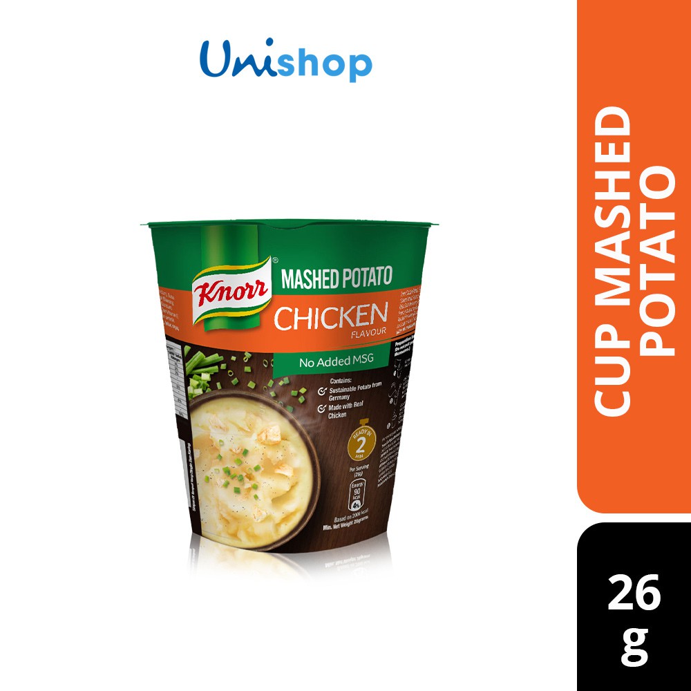 [Expiry Dec'22] Knorr Cup Mashed Potato Chicken (26g) Shopee Malaysia