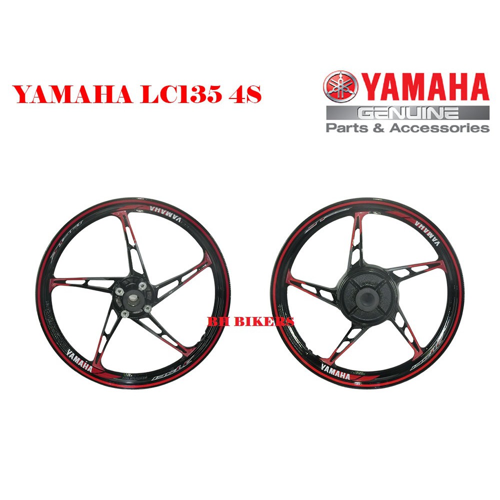 SPORT RIM YAMAHA LC135 4S / SRL115 / LAGENDA 115 RED 100 ORIGINAL HLY Shopee Malaysia