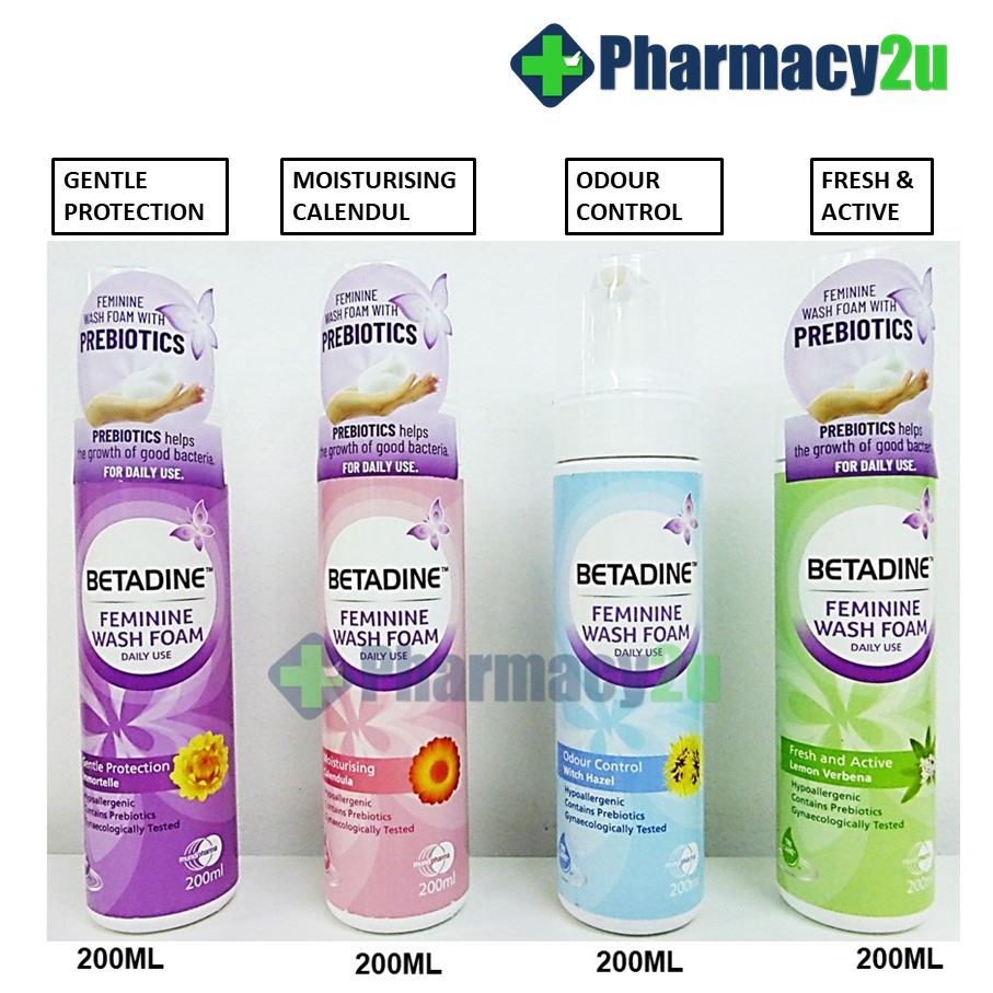 BETADINE FEMININE WASH FOAM DAILY USE 100ML/200ML Shopee Malaysia