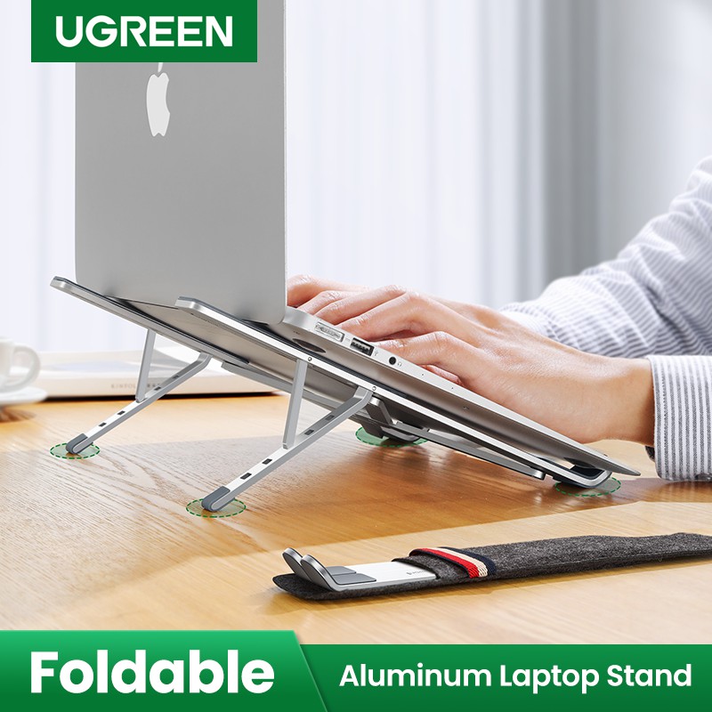 UGREEN Laptop Stand Holder For MacBook Air Pro Notebook Adjustable Foldable  Aluminum Laptop Notebook Stand For PC 11/13/17 Inch | Shopee Malaysia
