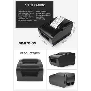 Gprinter Gp Mbiii Gp L Pos Cash Register Receipt Thermal Printer