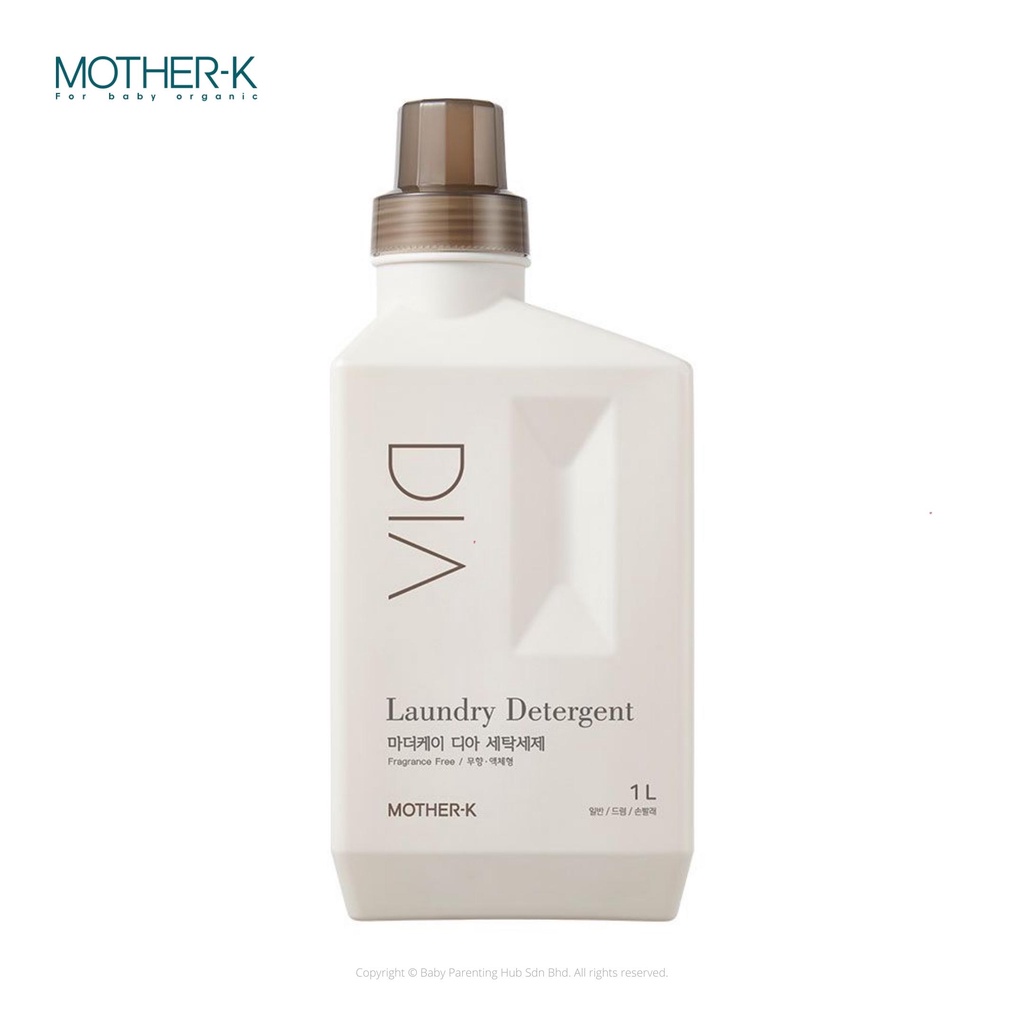 MotherK DIA Laundry Detergent Scentless 1000ml Shopee Malaysia