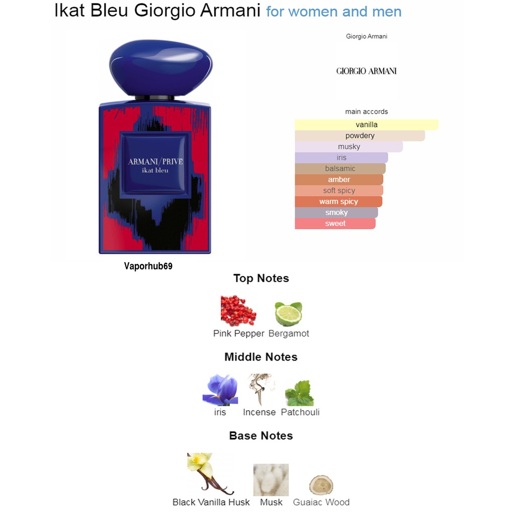 Ikat Bleu by Giorgio Armani Eau de Parfum 100ml for Unisex | Shopee Malaysia