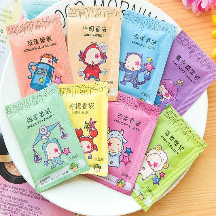 10pcs Flower Fragrance Drawer Wardrobe Home Scented Sachets Bag