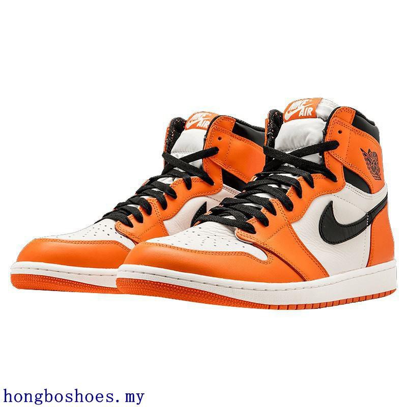 aj1 orange white