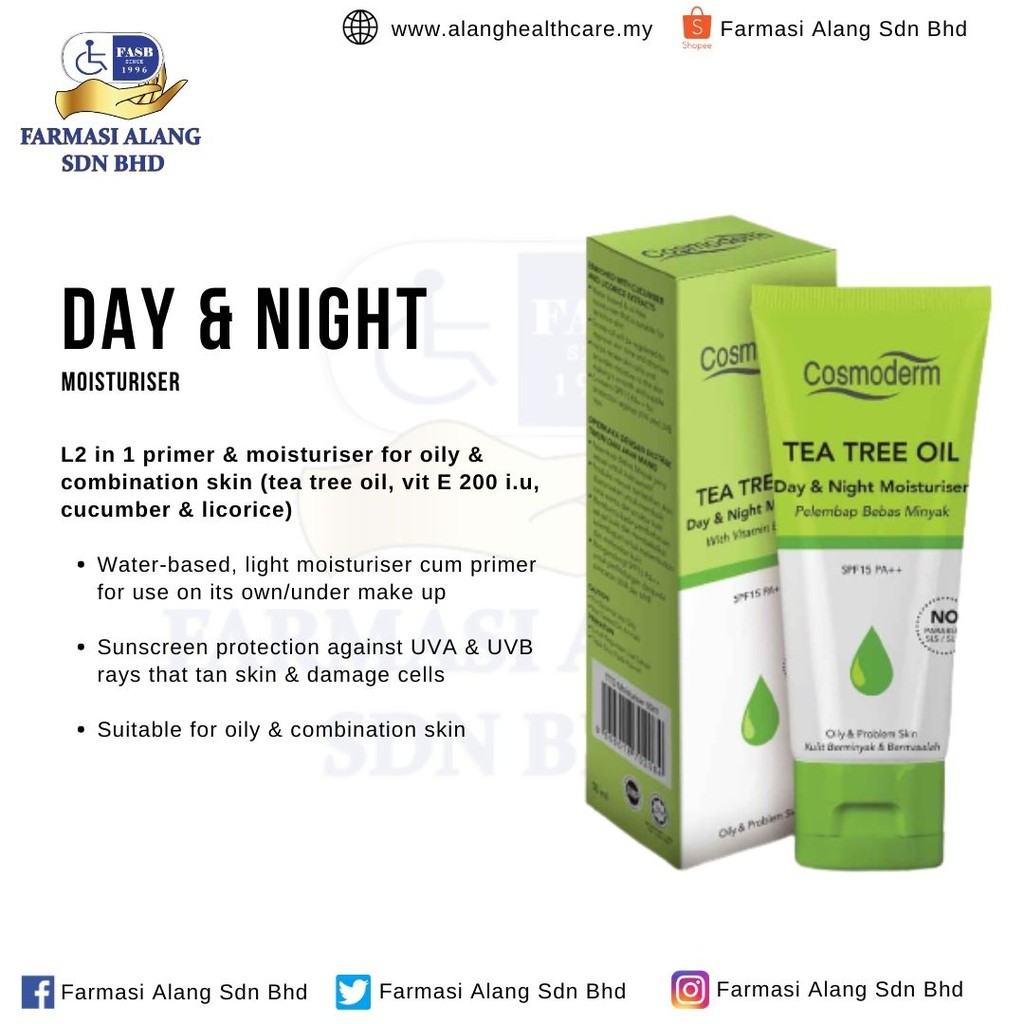 cosmoderm day and night moisturizer