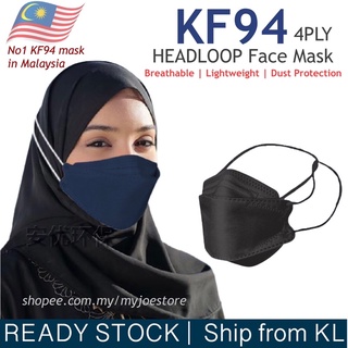 KF94 Headloop Hijab Face Mask FaceMask Topeng Muka Tudung Kpop Kdrama