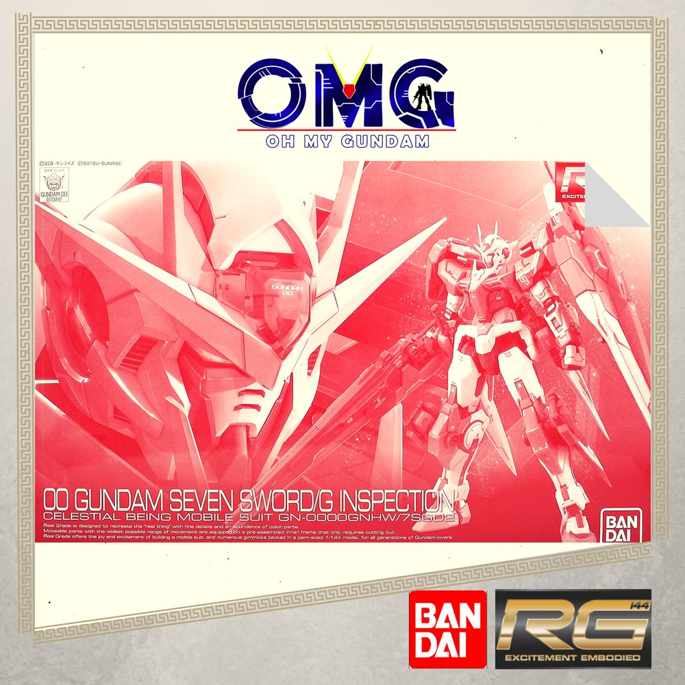 Bandai Gundam Rg Seven Sword G Inspection Color 1 144 Real Grade Omg 7 Sword Shopee Malaysia