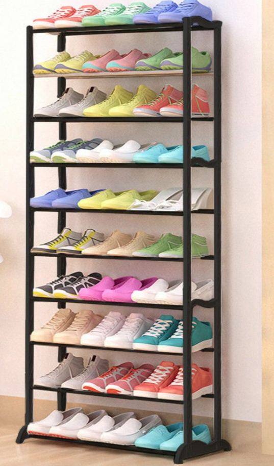 Rak Kasut 10 Tingkat Simple dan Mudah Pasang / Simple Design Shoe Rack ...