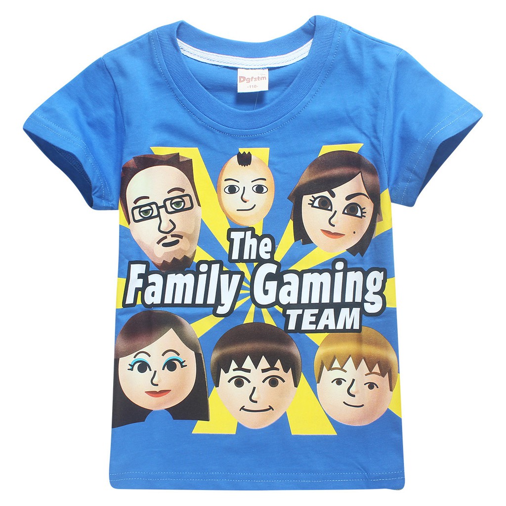New Roblox Fgteev The Family Game T Shirts For Girls Kids T Shirts Big Boys Short Sleeve Tees Children Cotton Funny Tops Shopee Malaysia - 2020 summer roblox children clothes boys t shirt girls short sleeve kids tops baby clothing shopee malaysia