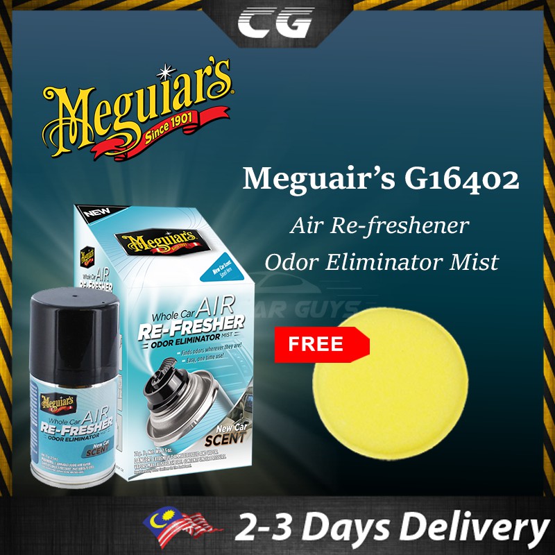 CarGuys Meguiar's G16402 Whole Car Air ReFresher Odor Eliminator Mist